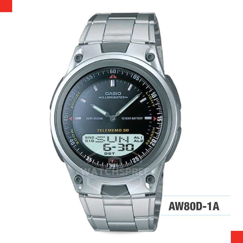 Casio Sports Watch AW80D-1A Watchspree