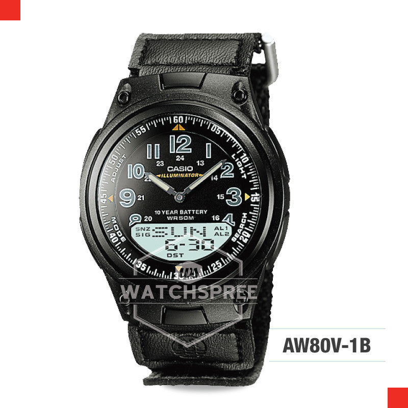 Casio Sports Watch AW80V-1B Watchspree