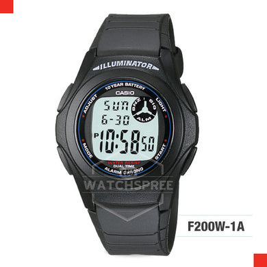 Casio Sports Watch F200W-1A Watchspree