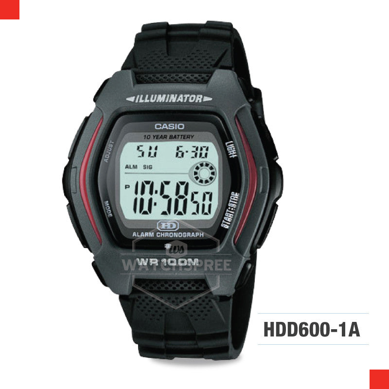 Casio Sports Watch HDD600-1A Watchspree