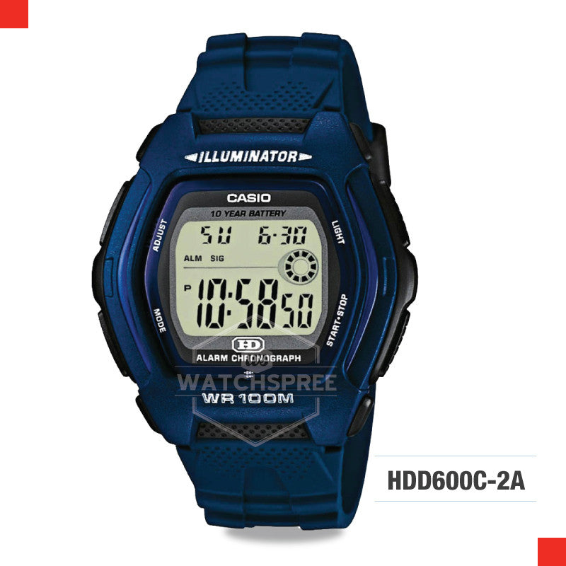 Casio Sports Watch HDD600C-2A Watchspree