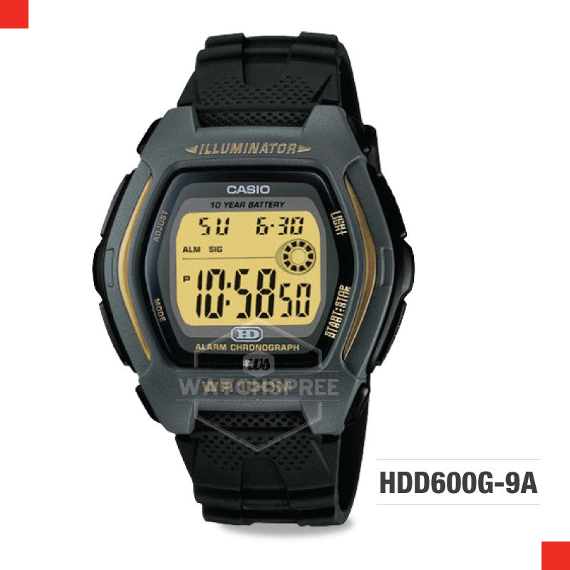Casio Sports Watch HDD600G-9A Watchspree