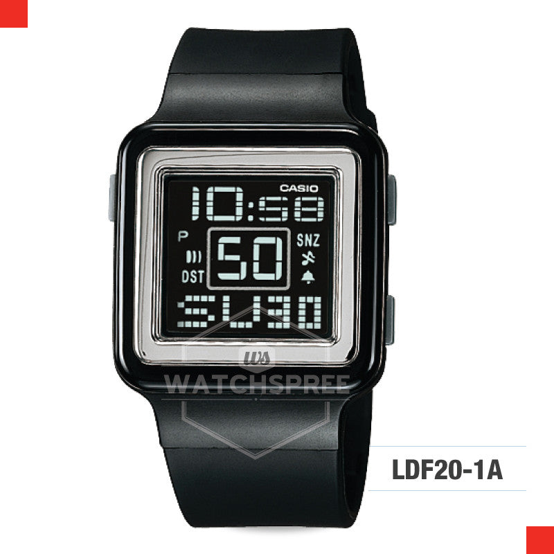 Casio Poptone Ladies Watch LDF20-1A LDF-20-1A| Watchspree