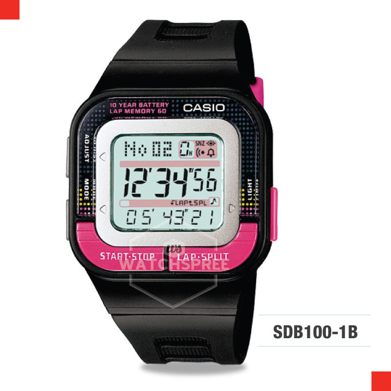 Casio Sports Watch SDB100-1B Watchspree