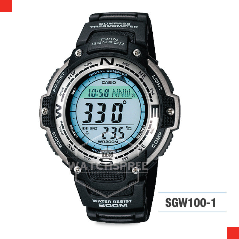 Casio Sports Watch SGW100-1V Watchspree