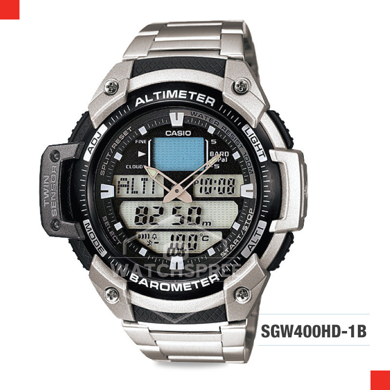 Casio Sports Watch SGW400HD-1B Watchspree
