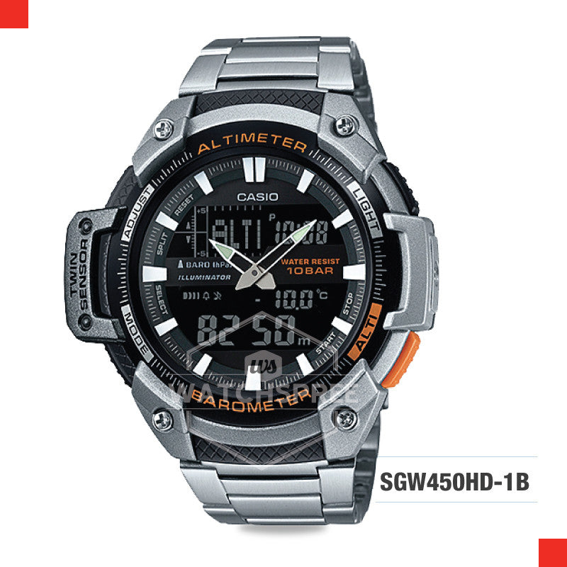 Casio Sports Watch SGW450HD-1B Watchspree