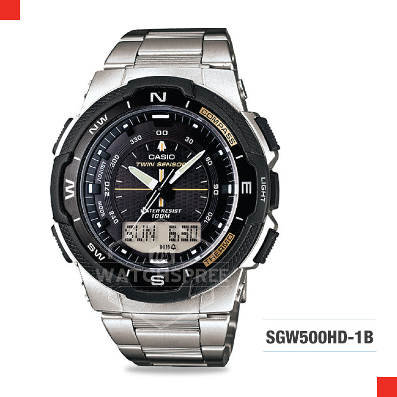 Casio Sports Watch SGW500HD-1B Watchspree