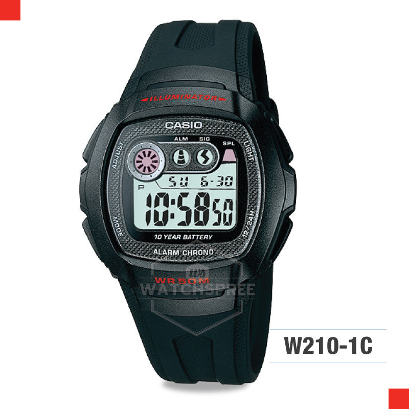 Casio Sports Watch W210-1C Watchspree