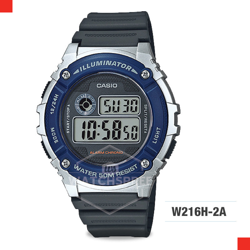 Casio Sports Watch W216H-2A Watchspree