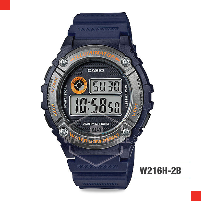Casio Sports Watch W216H-2B Watchspree