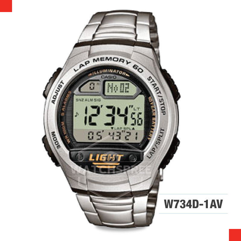Casio Sports Watch W734D-1A Watchspree