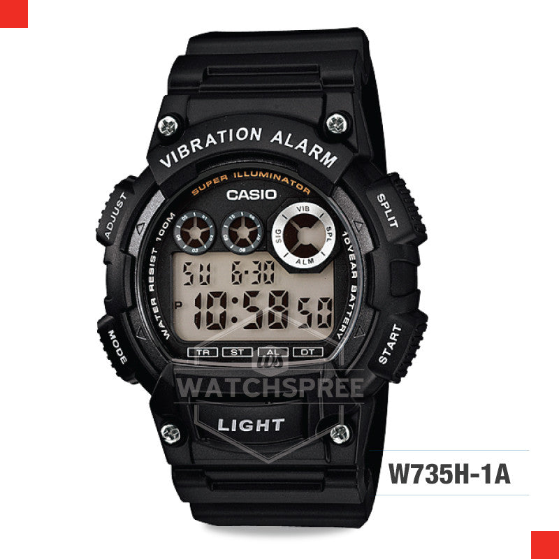 Casio Sports Watch W735H-1A Watchspree