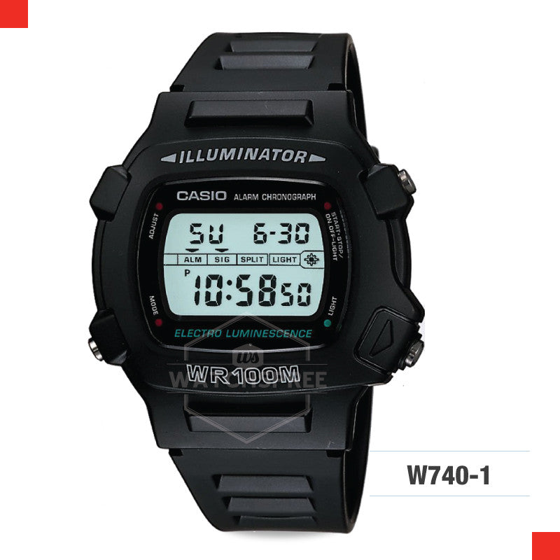 Casio Sports Watch W740-1V Watchspree