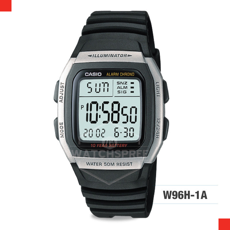 Casio Sports Watch W96H-1A Watchspree