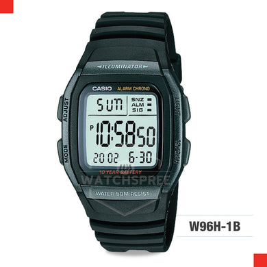 Casio Sports Watch W96H-1B Watchspree