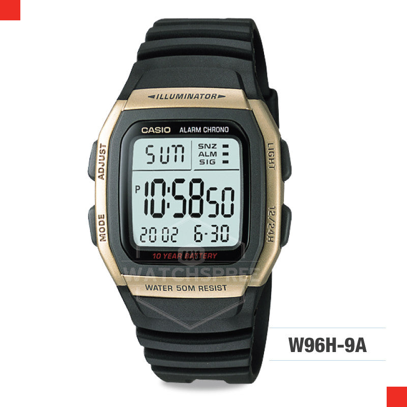 Casio Sports Watch W96H-9A Watchspree