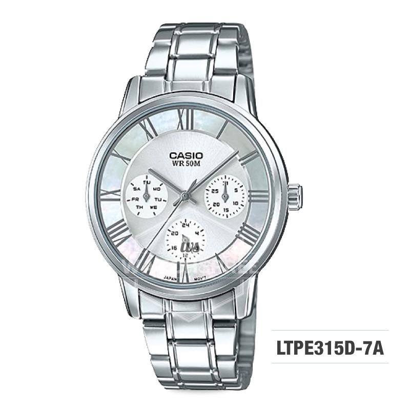 Casio Standard Analog-Ladies Silver Stainless Steel Watch LTPE315D-7A Watchspree