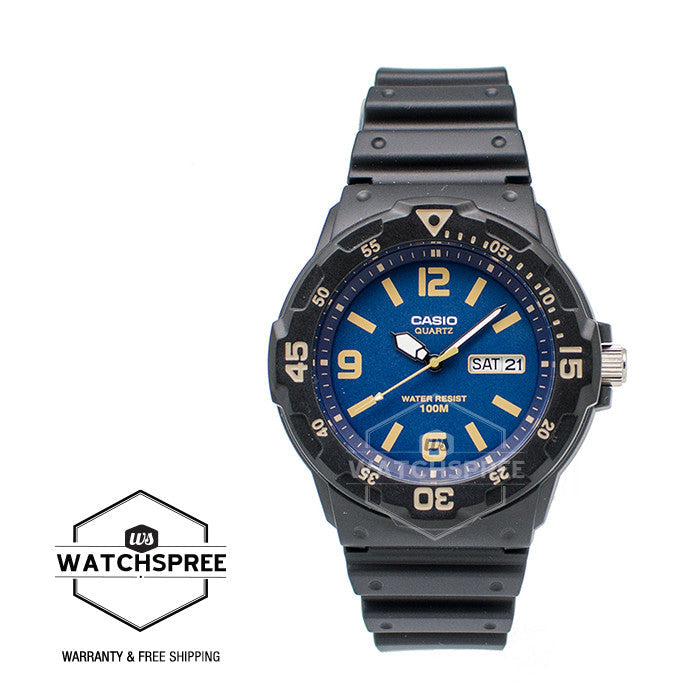 Casio Standard Analog-Men's Resin Strap Watch MRW200H-2B3 Watchspree