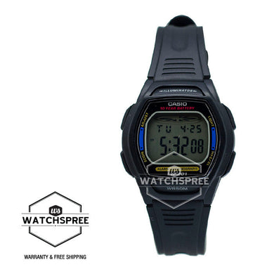 Casio Standard Digital Black Resin Strap Watch LW201-2A Watchspree