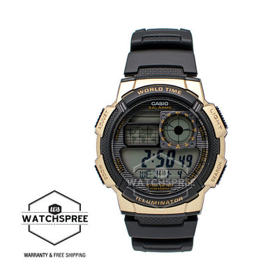 Casio Standard Digital Black Strap Watch AE1000W-1A3 Watchspree