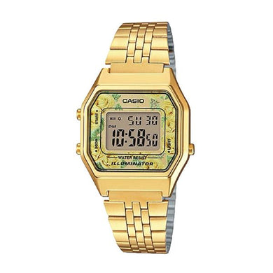 Casio Standard Digital Gold Tone Stainless Steel Watch LA680WGA-9C LA-680WGA-9C Watchspree