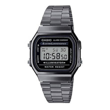 Load image into Gallery viewer, Casio Standard Digital Gray Ion Plated Stainless Steel Band Watch A168WGG-1A Watchspree
