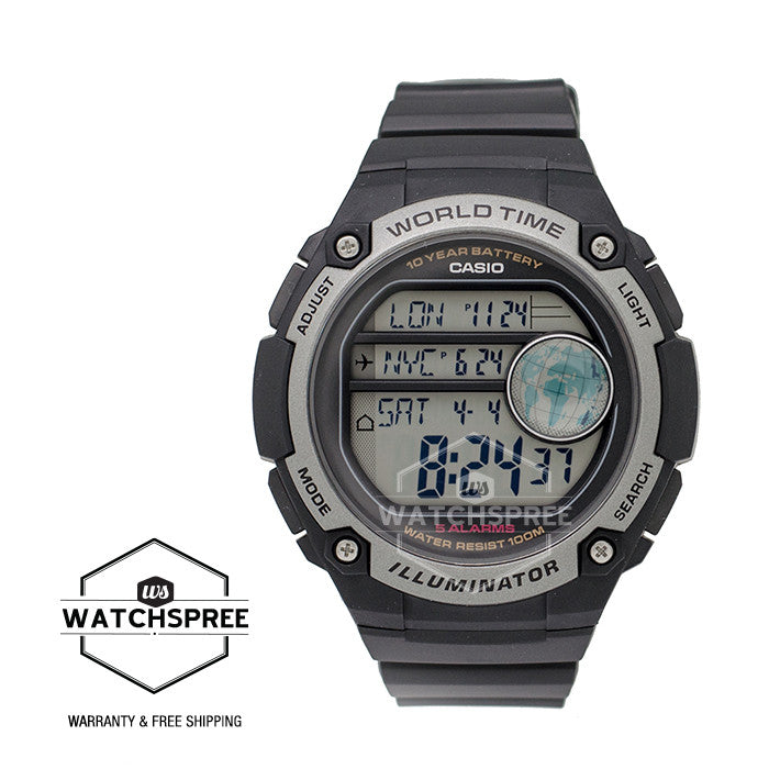 Casio Standard Digital Resin Band Watch AE3000W-1A Watchspree