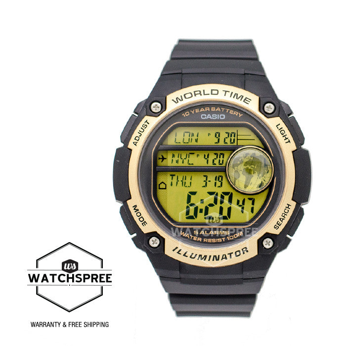Casio Standard Digital Resin Band Watch AE3000W-9A Watchspree