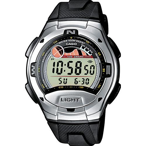 Casio Standard Digital Sporty Tide Graph Watch W753-1A Watchspree