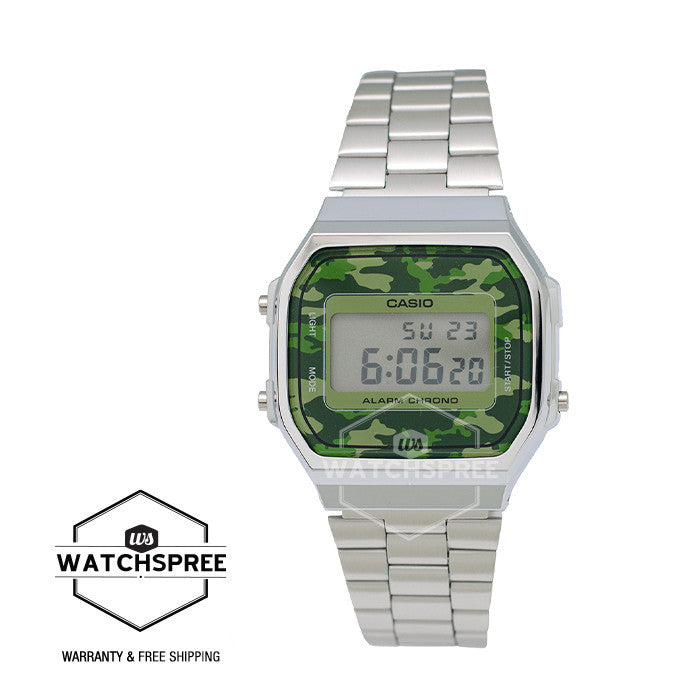 Casio Standard Digital Stainless Steel Watch A168WEC-3D Watchspree
