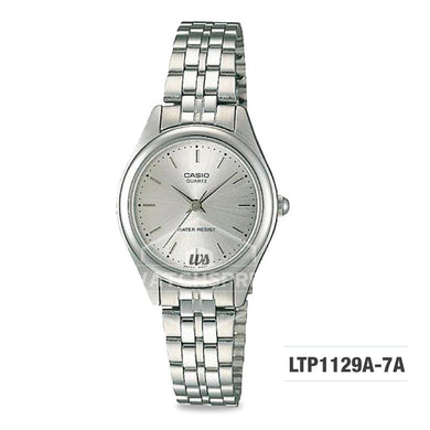 Casio Standard Ladies Silver Stainless Steel Band Watch LTP1129A-7A Watchspree