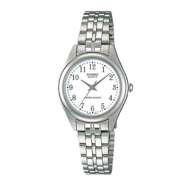 Casio Standard Ladies Silver Stainless Steel Band Watch LTP1129A-7B Watchspree