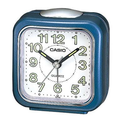 Casio Standard Traveller's Blue Resin Table Clock TQ142-2D TQ-142-2D TQ-142-2 Watchspree