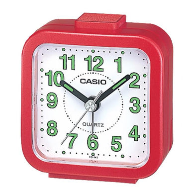 Casio Standard Traveller's Red Resin Table Clock TQ141-4D TQ-141-4D TQ-141-4 Watchspree