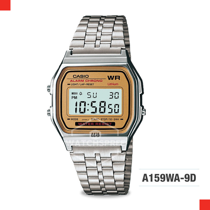 Casio Vintage Watch A159WA-9D Watchspree