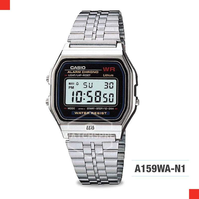 Casio Vintage Watch A159WA-N1 Watchspree