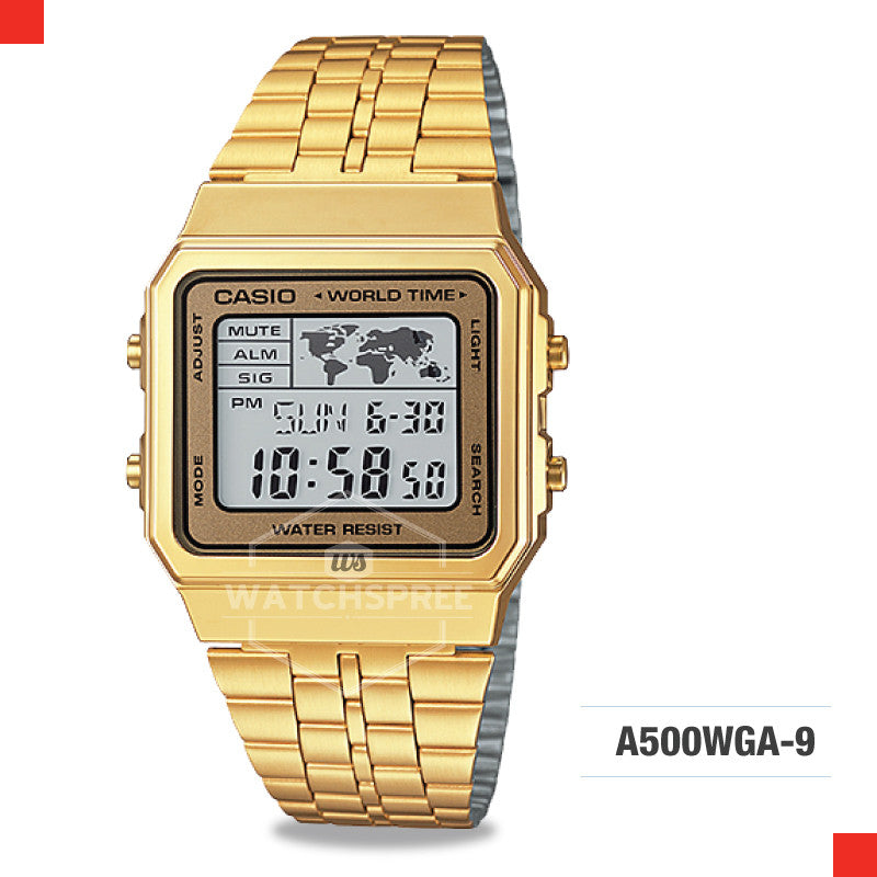 Casio Vintage Watch A500WGA-9D Watchspree