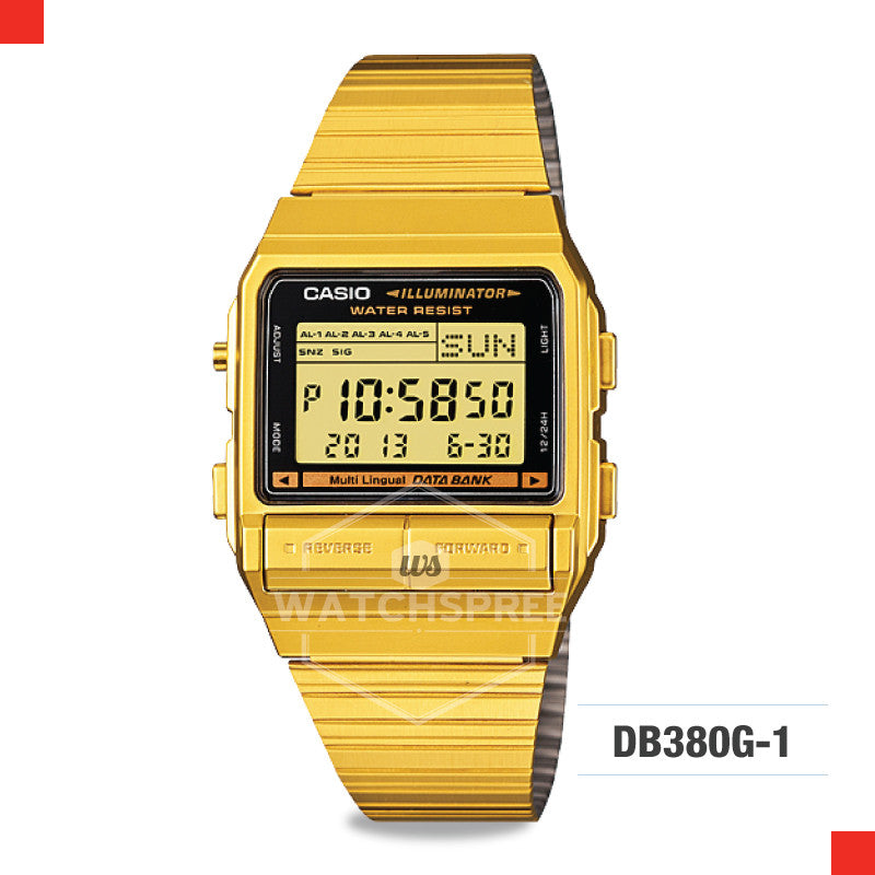 Casio Vintage Watch DB380G-1D Watchspree