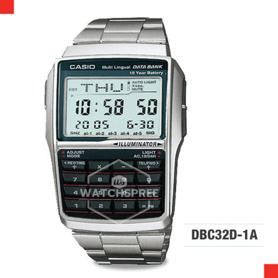 Casio Vintage Watch DBC32D-1A Watchspree