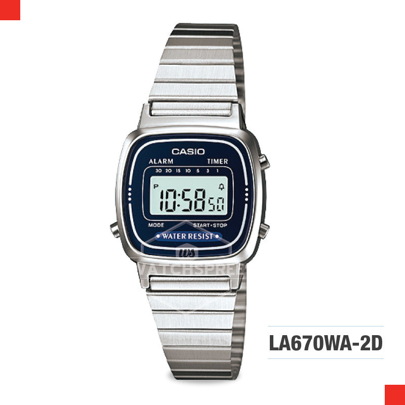 Casio Vintage Watch LA670WA-2D Watchspree