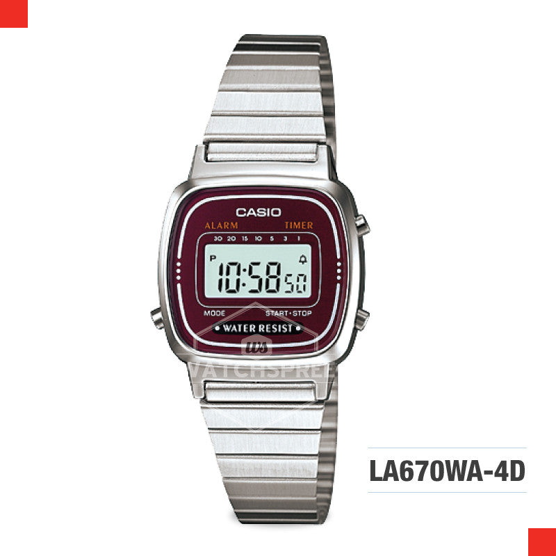 Casio Vintage Watch LA670WA-4D Watchspree
