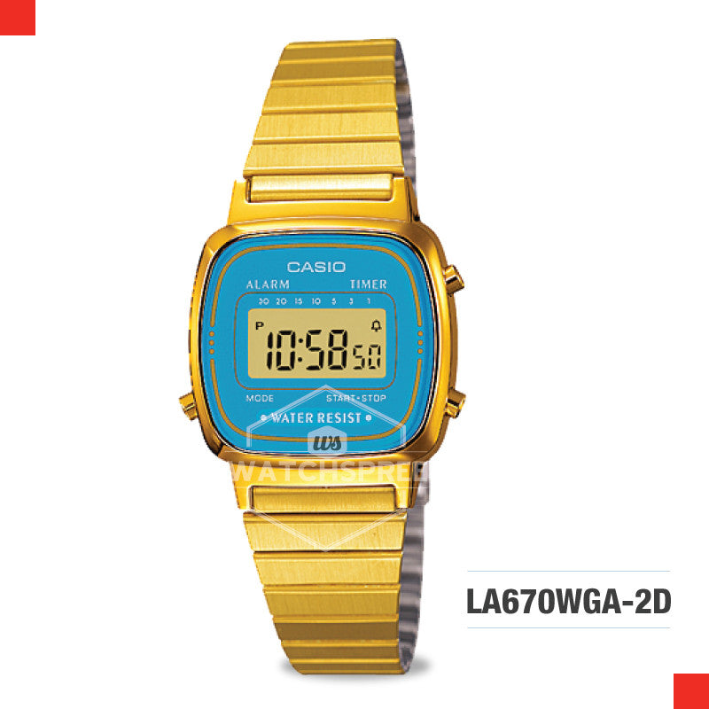 Casio Vintage Watch LA670WGA-2D Watchspree