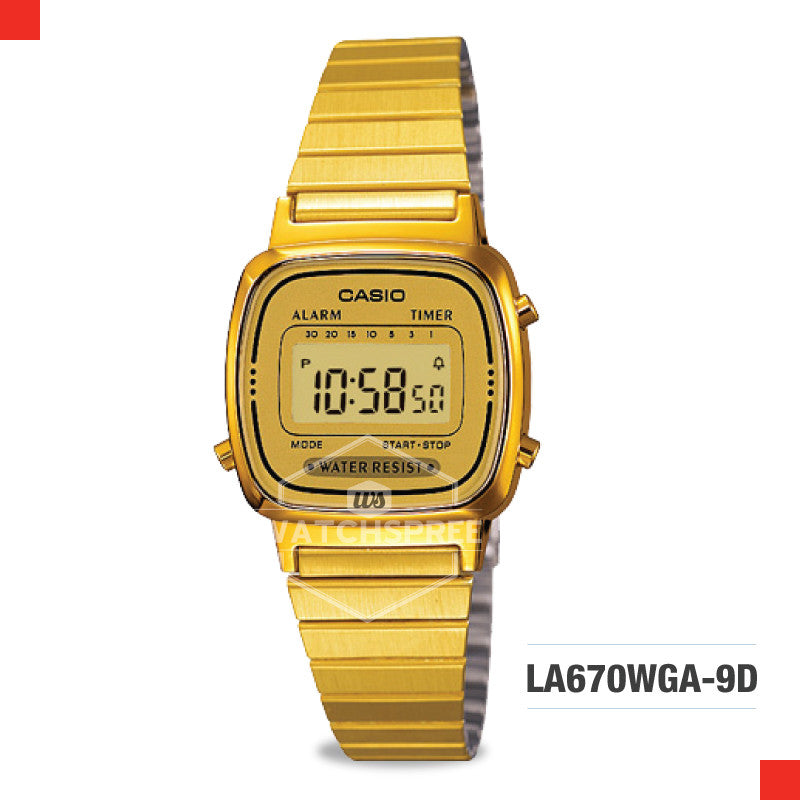 Casio Vintage Watch LA670WGA-9D Watchspree