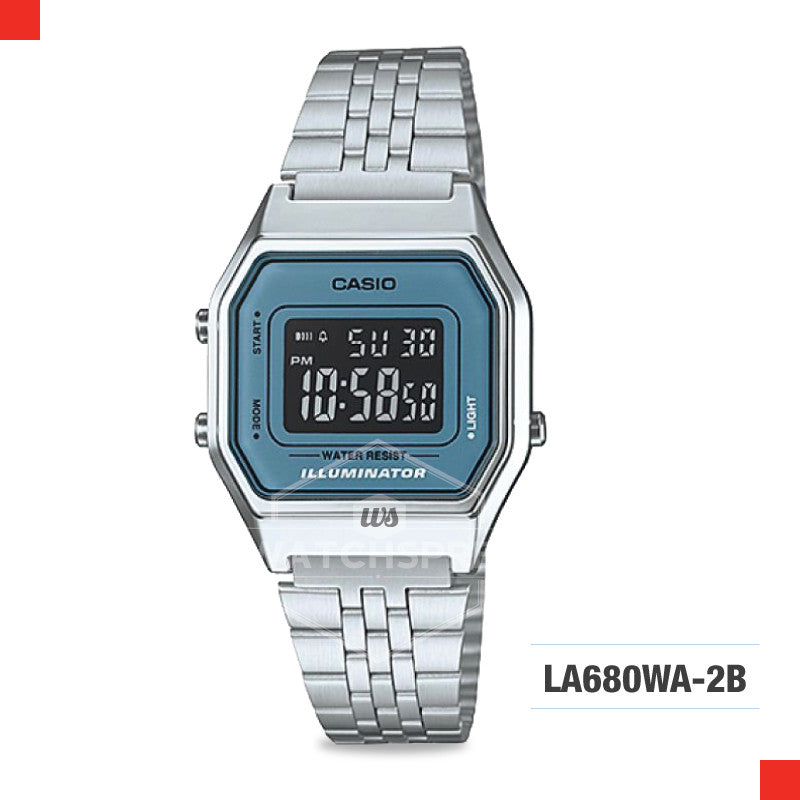 Casio Vintage Watch LA680WA-2B Watchspree