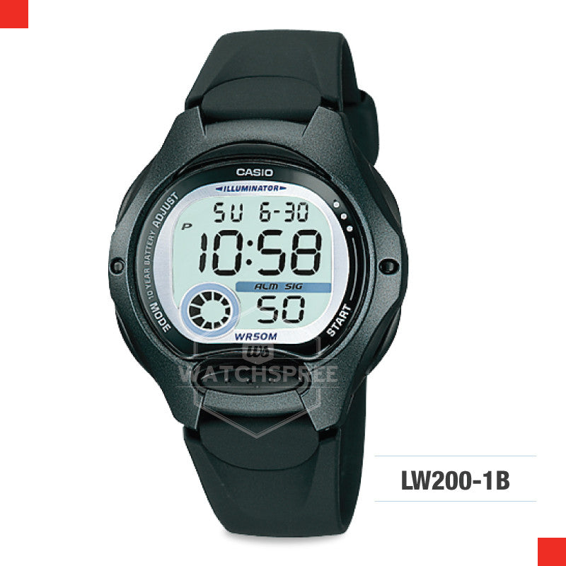 Casio Watch LW200-1B Watchspree