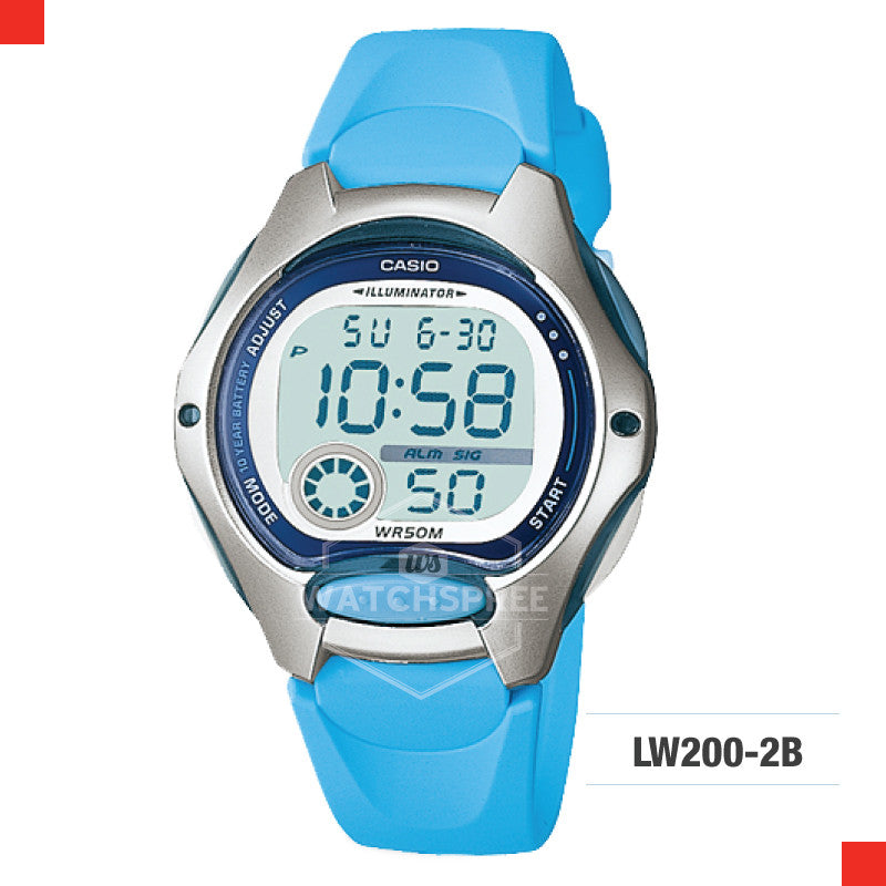 Casio Watch LW200-2B Watchspree