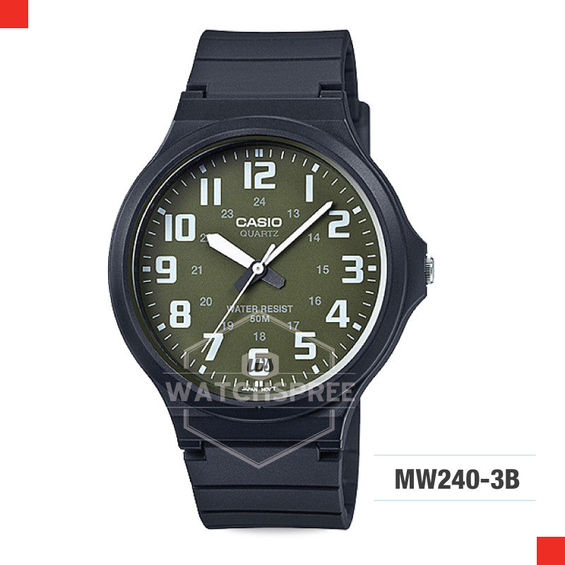 Casio Watch MW240-3B Watchspree