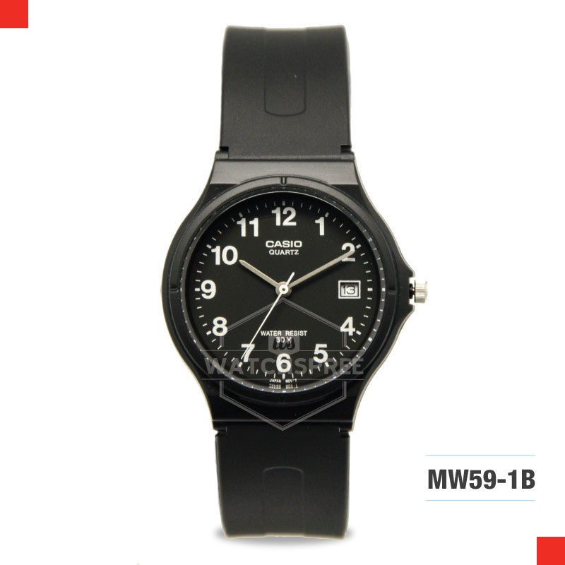 Casio Watch MW59-1B Watchspree