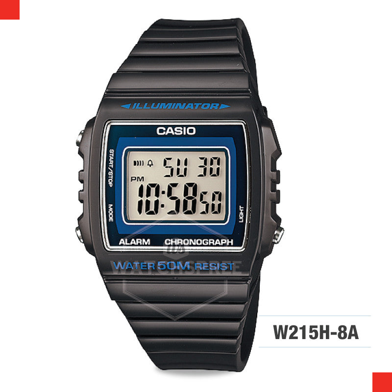 Casio Watch W215H-8A Watchspree